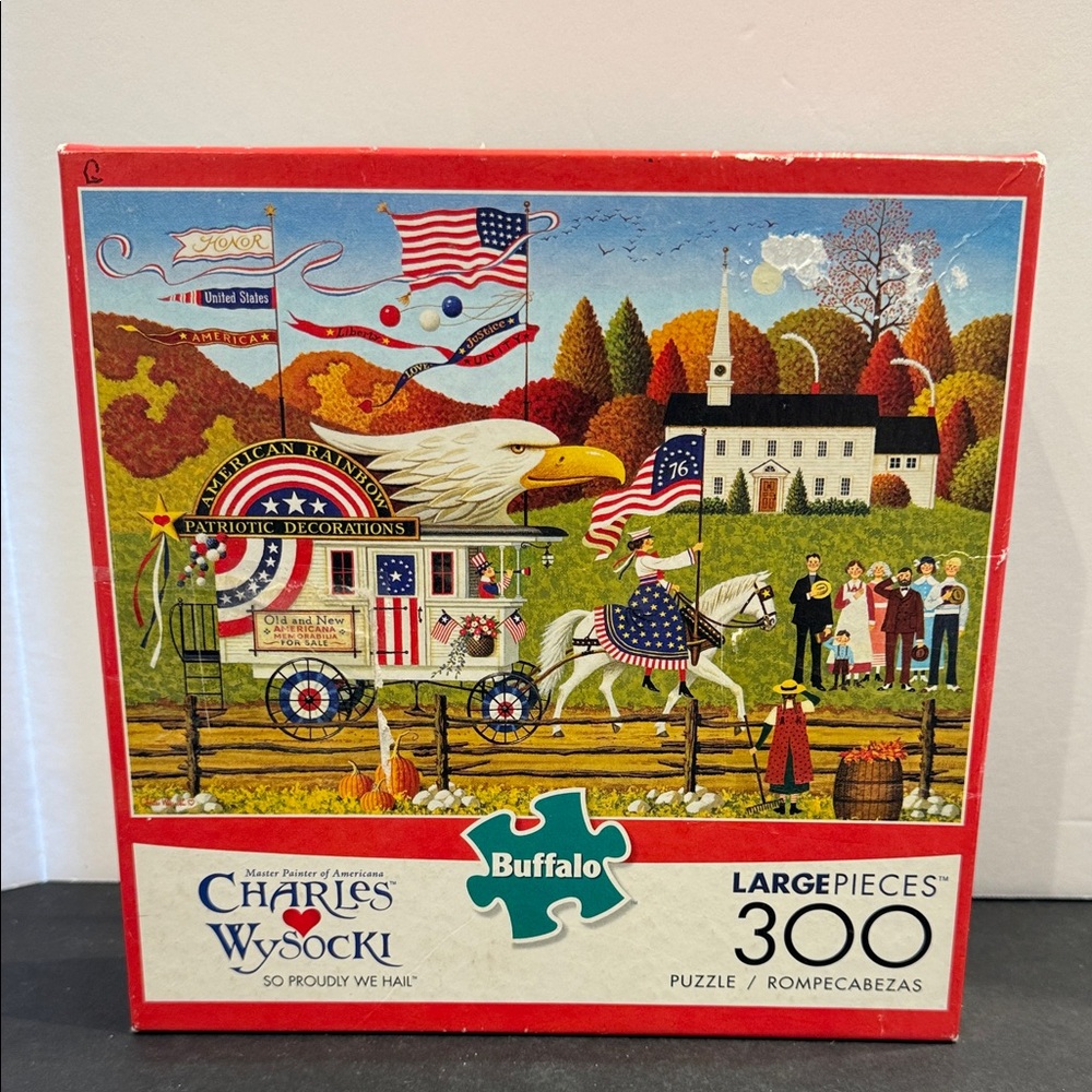 Charles Wysocki Buffalo Games Jigsaw Puzzle So Proudly We Hail